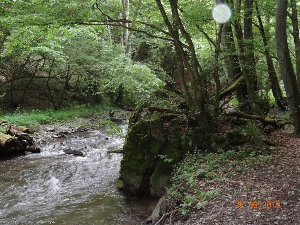 Philosophische Bildwanderung Traumschleife Baybachklamm