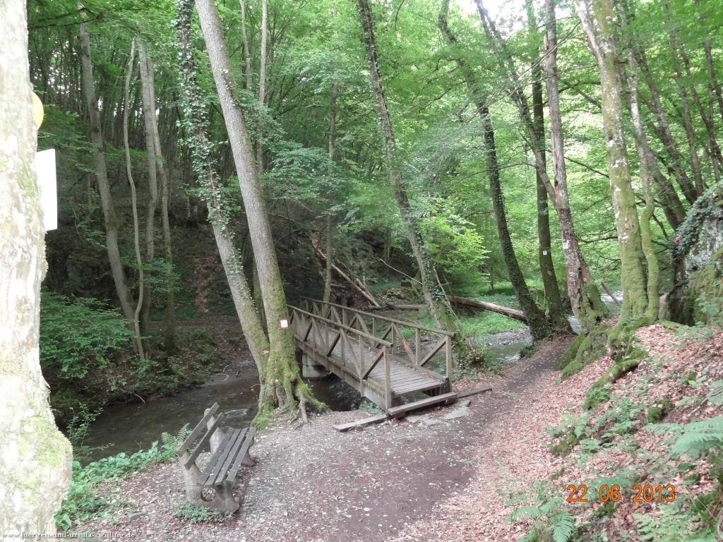 Philosophische Bildwanderung Traumschleife Baybachklamm