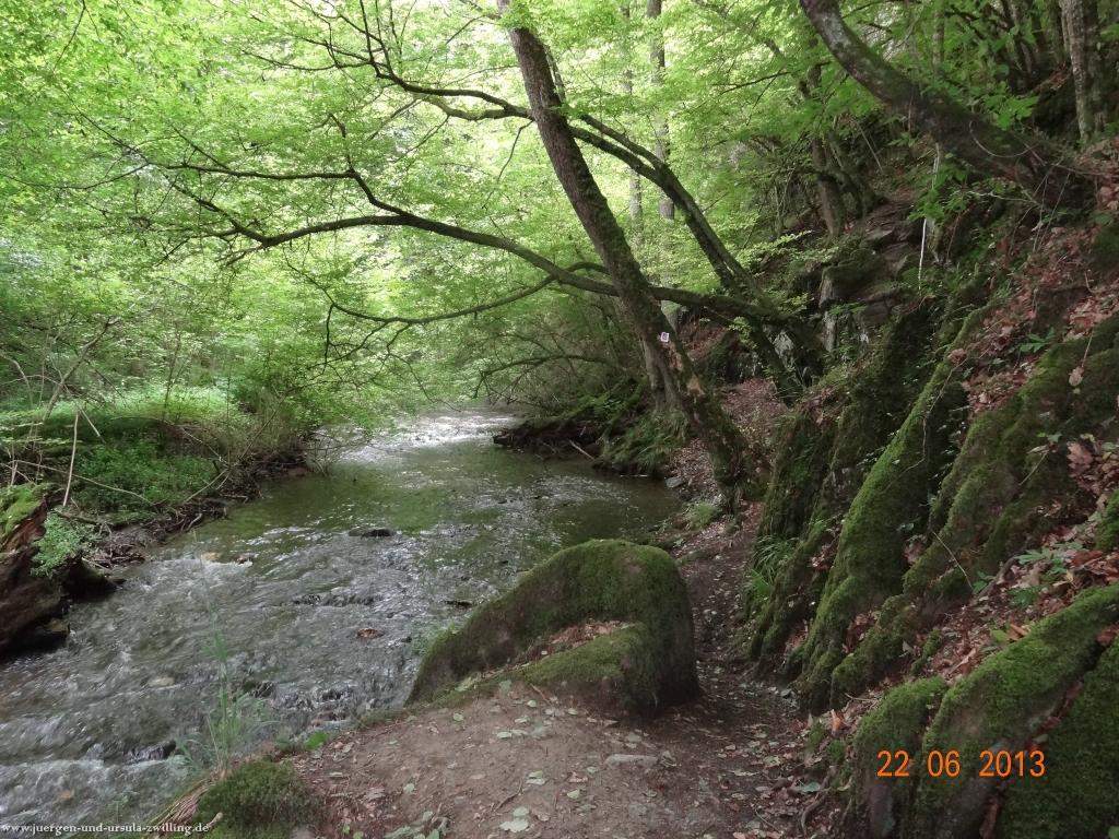 Philosophische Bildwanderung Traumschleife Baybachklamm