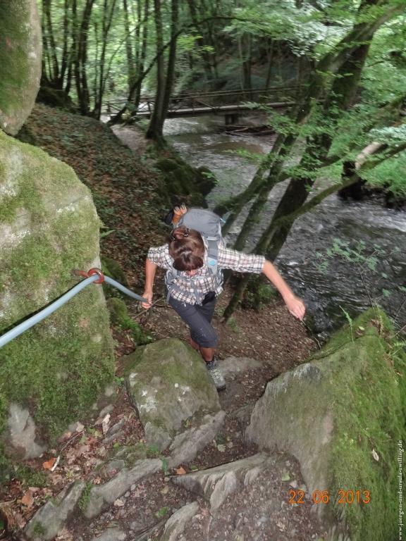 Philosophische Bildwanderung Traumschleife Baybachklamm