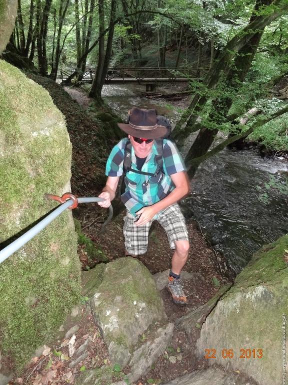 Philosophische Bildwanderung Traumschleife Baybachklamm