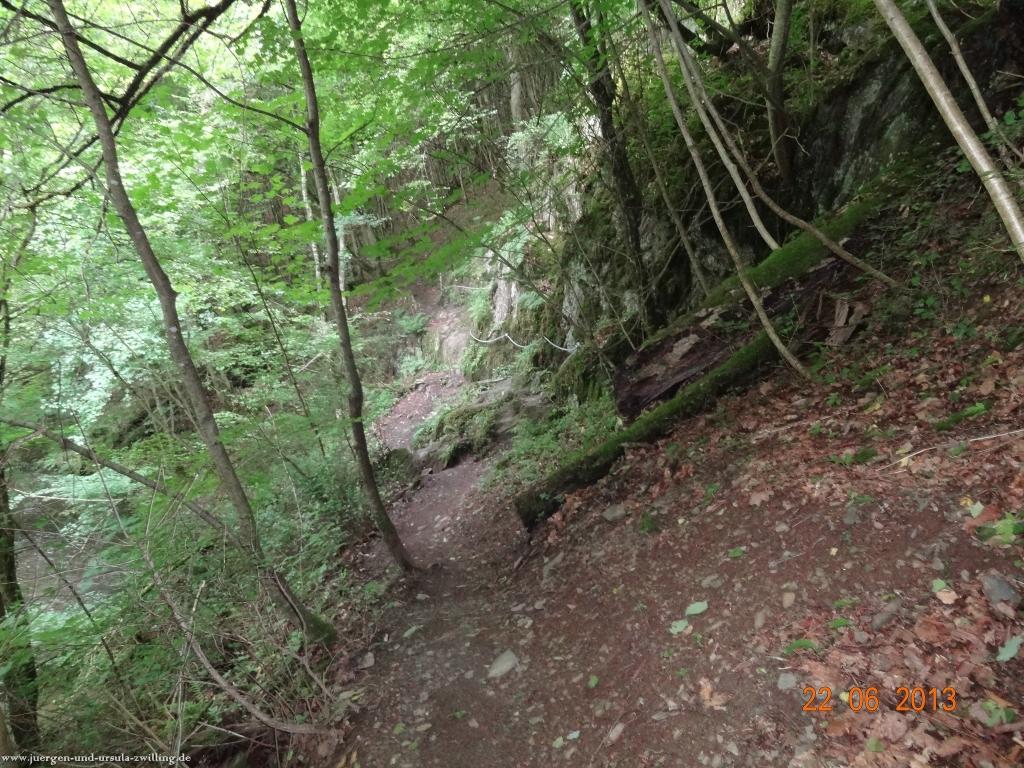 Philosophische Bildwanderung Traumschleife Baybachklamm