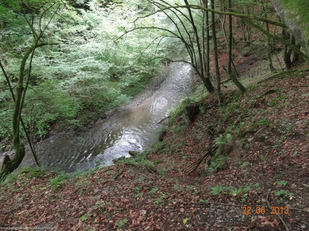 Philosophische Bildwanderung Traumschleife Baybachklamm