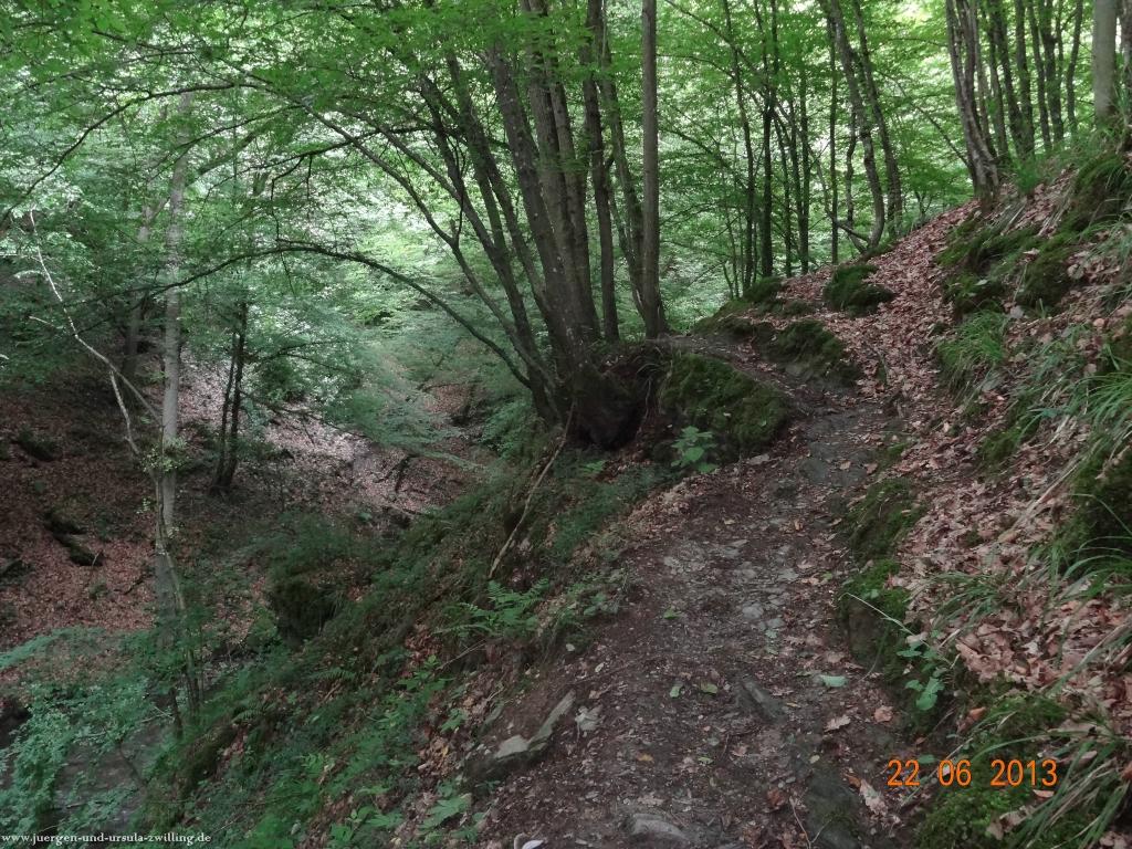 Philosophische Bildwanderung Traumschleife Baybachklamm