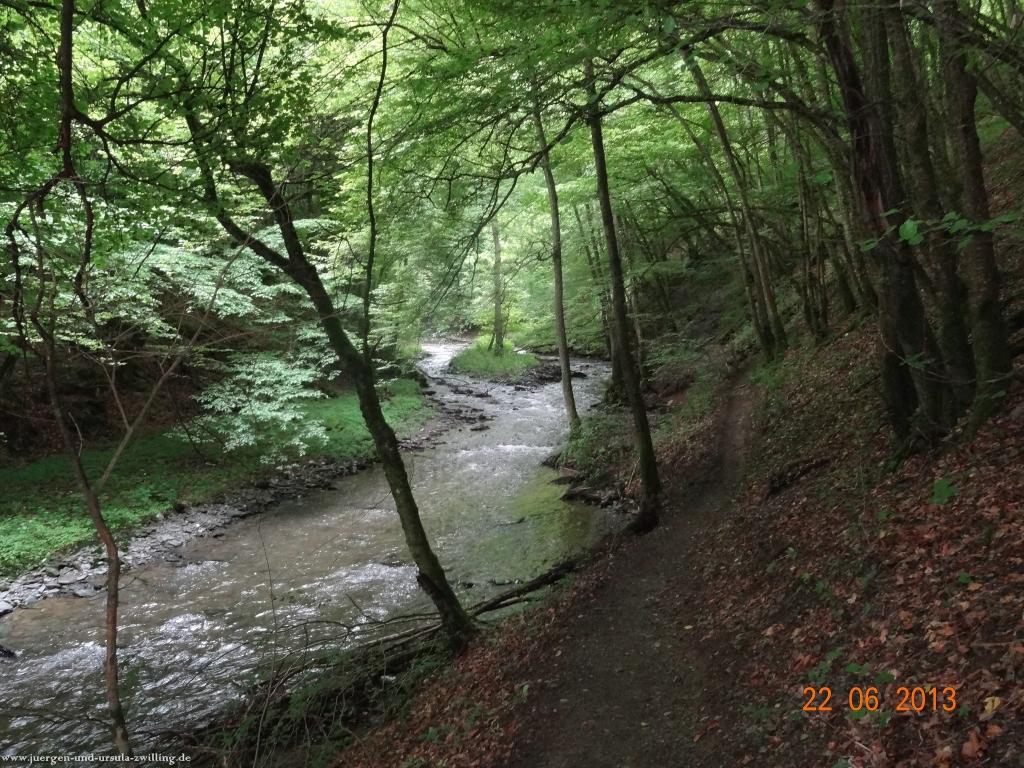 Philosophische Bildwanderung Traumschleife Baybachklamm