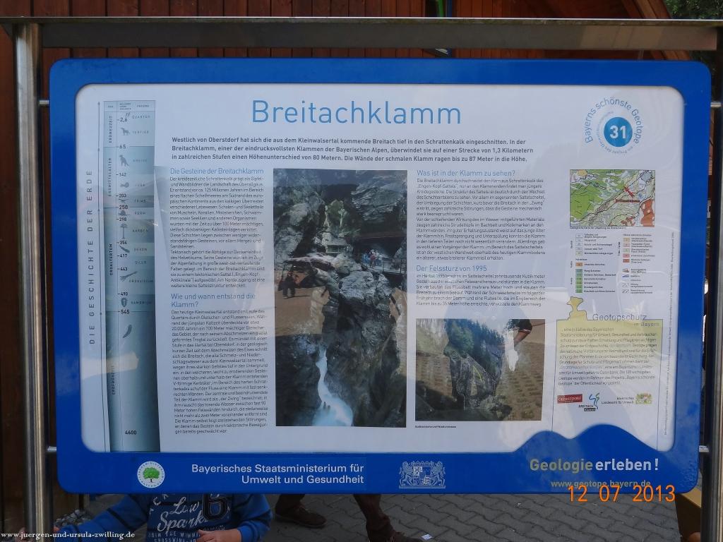Philosophische Bildwanderung Breitachklamm im Allgäu