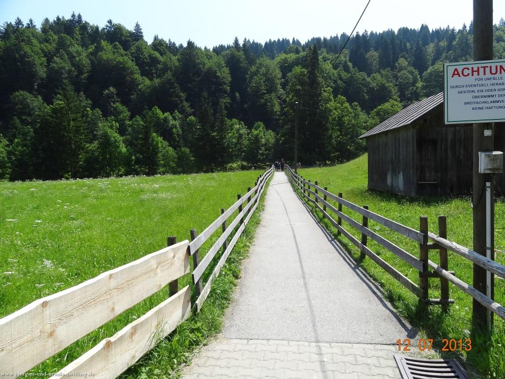 Philosophische Bildwanderung Breitachklamm im Allgäu