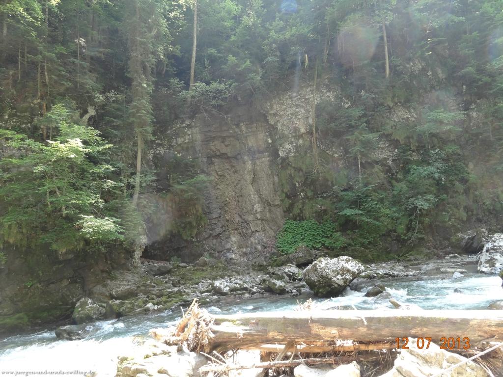 Philosophische Bildwanderung  Breitachklamm  im Allgäu