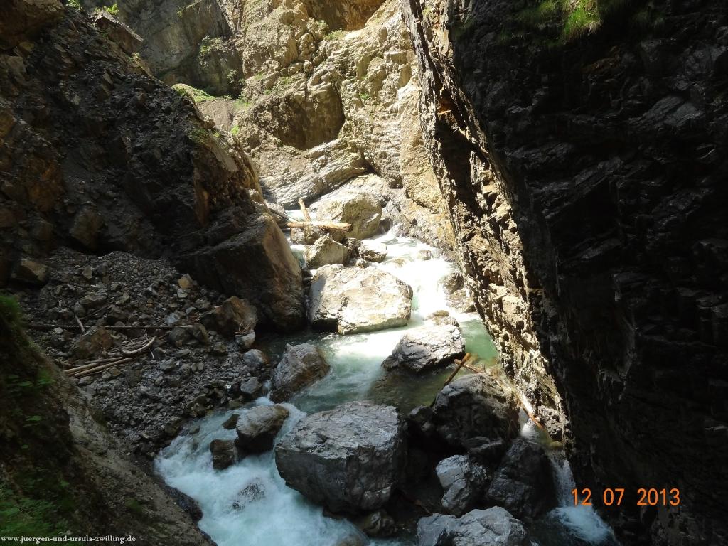 Philosophische Bildwanderung Breitachklamm im Allgäu