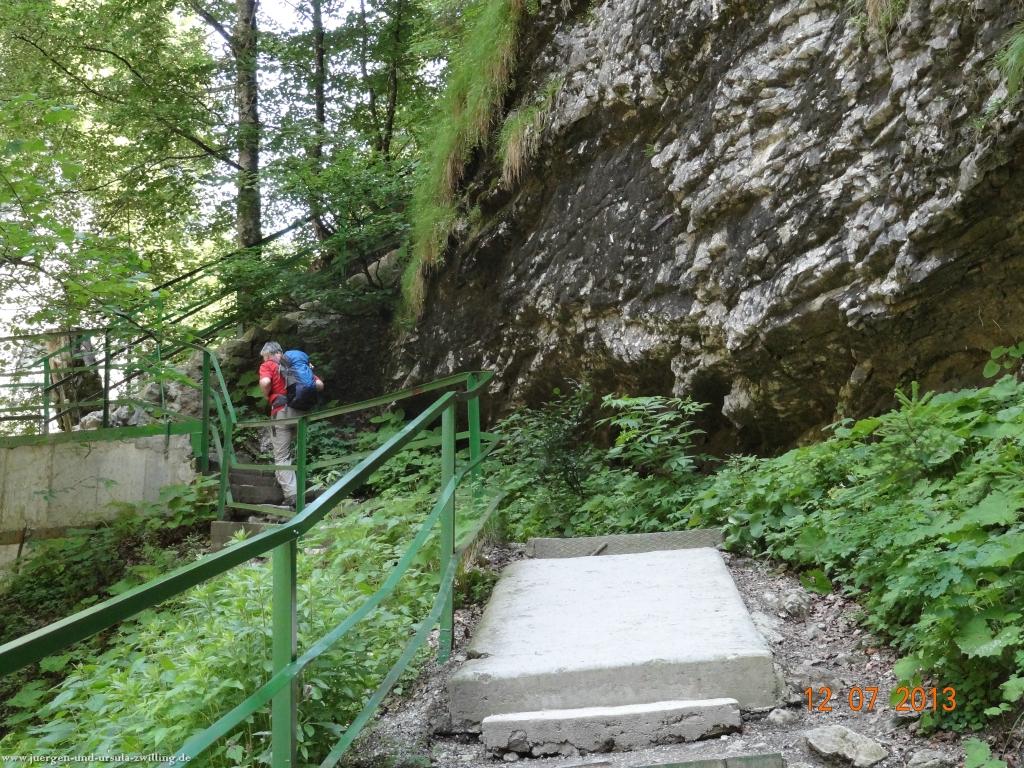 Philosophische Bildwanderung Breitachklamm im Allgäu