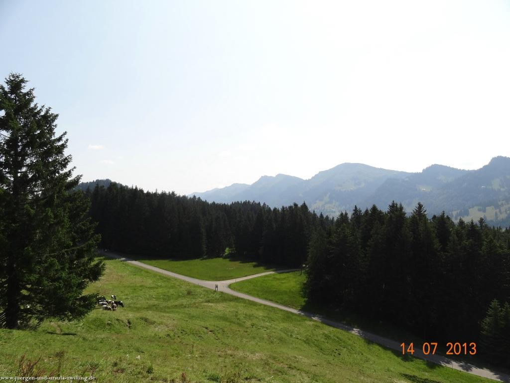 Philosophische Bildwanderung Premiumwanderweg Nagelfluhschleife Alpenfreiheit im Allgäu