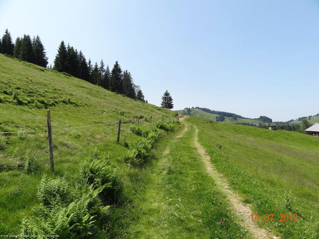 Philosophische Bildwanderung Premiumwanderweg Nagelfluhschleife Alpenfreiheit im Allgäu
