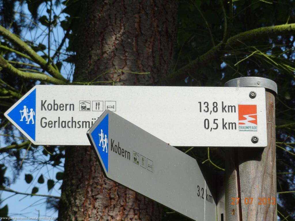 Philosophische Bildwanderung Traumpfad Koberner Burgpfad