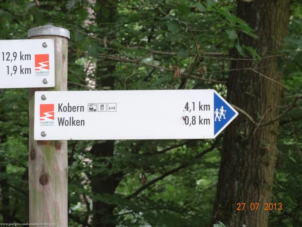 Philosophische Bildwanderung Traumpfad Koberner Burgpfad