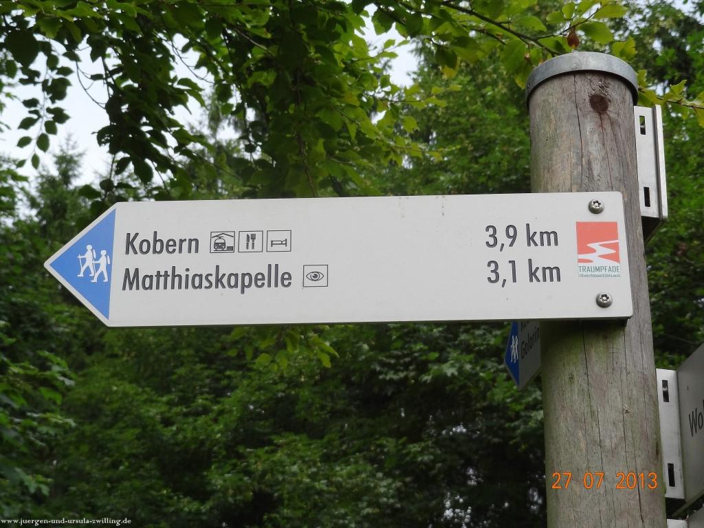 Philosophische Bildwanderung Traumpfad Koberner Burgpfad