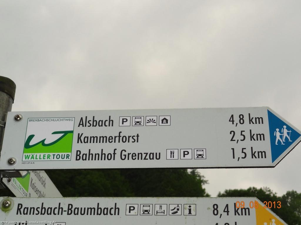 Philosophische Bildwanderung Waeller-Tour-Brexbachschluchtweg