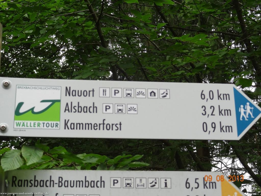 Philosophische Bildwanderung Waeller-Tour-Brexbachschluchtweg