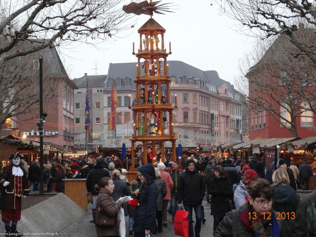 Weihnachtsmarkt in Mainz 2013