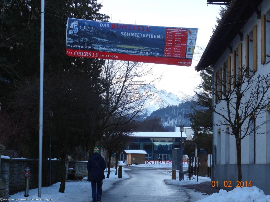 Philosophische Bildwanderung - Winterwanderung im Trettachta - Allgäu