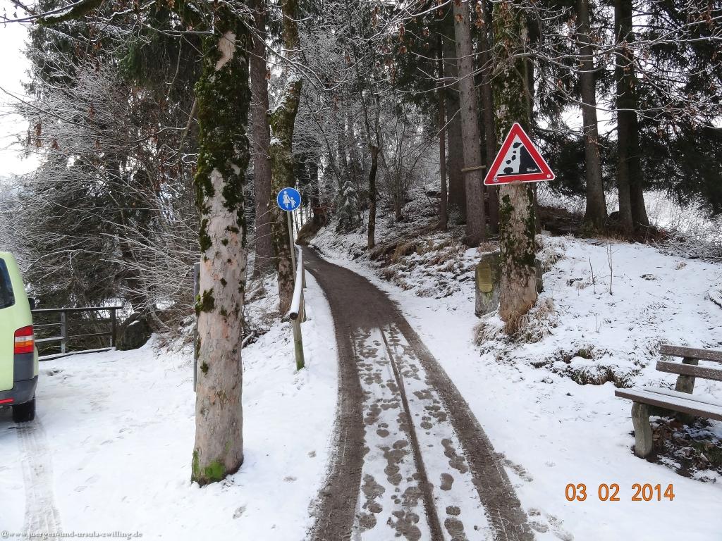 Philosophische Bildwanderung - Winterwanderung Gerstruben - ein Bergdorf im Winter - Allgäu