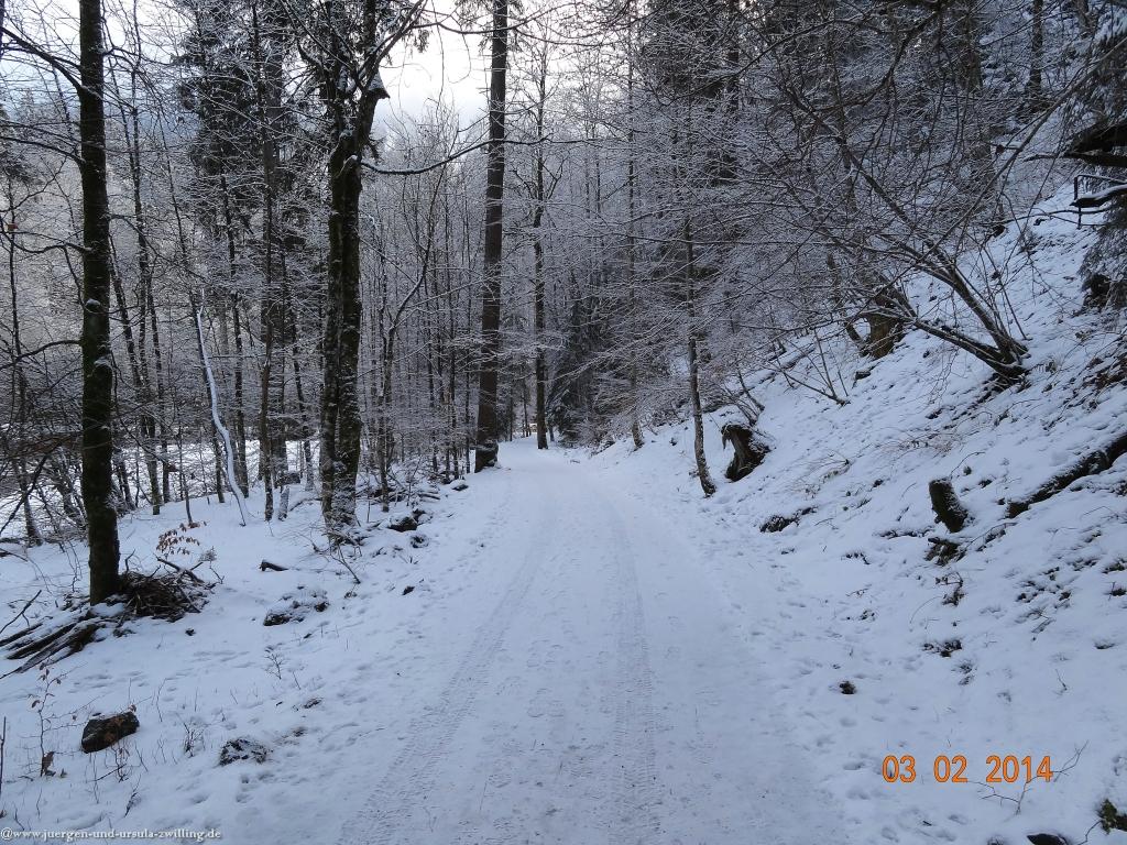 Philosophische Bildwanderung - Winterwanderung Gerstruben - ein Bergdorf im Winter - Allgäu