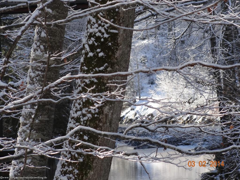 Philosophische Bildwanderung - Winterwanderung- Allgaeu Gerstruben - ein Bergdorf im Winter