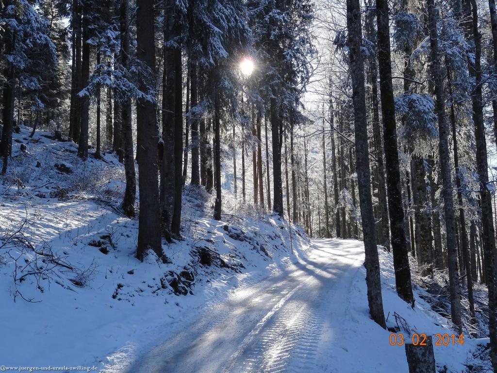 Philosophische Bildwanderung - Winterwanderung- Allgaeu Gerstruben - ein Bergdorf im Winter
