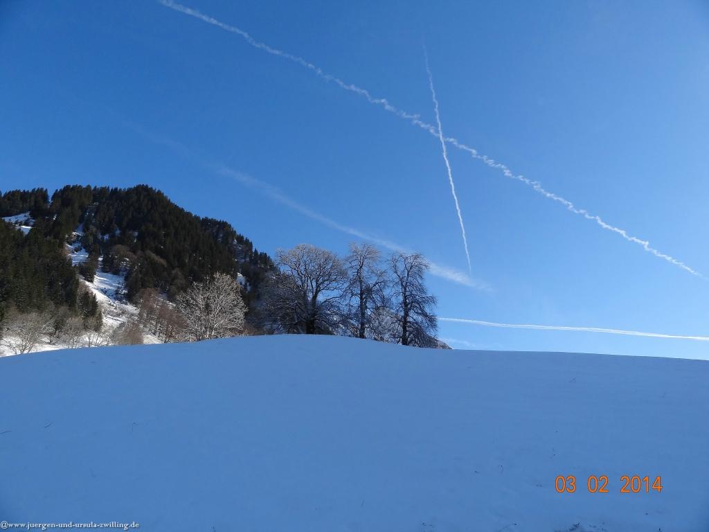 Philosophische Bildwanderung - Winterwanderung- Allgaeu Gerstruben - ein Bergdorf im Winter