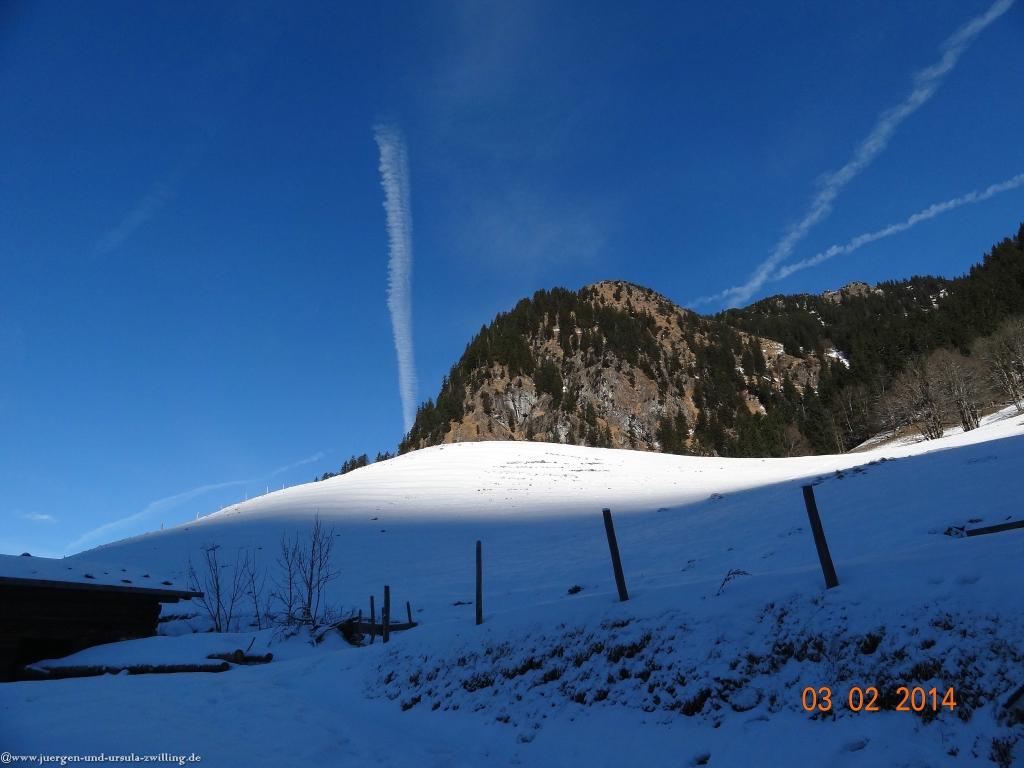 Philosophische Bildwanderung - Winterwanderung- Allgaeu Gerstruben - ein Bergdorf im Winter