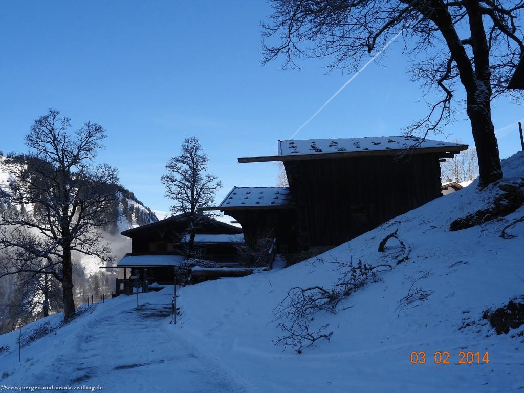 Philosophische Bildwanderung - Winterwanderung- Allgaeu Gerstruben - ein Bergdorf im Winter