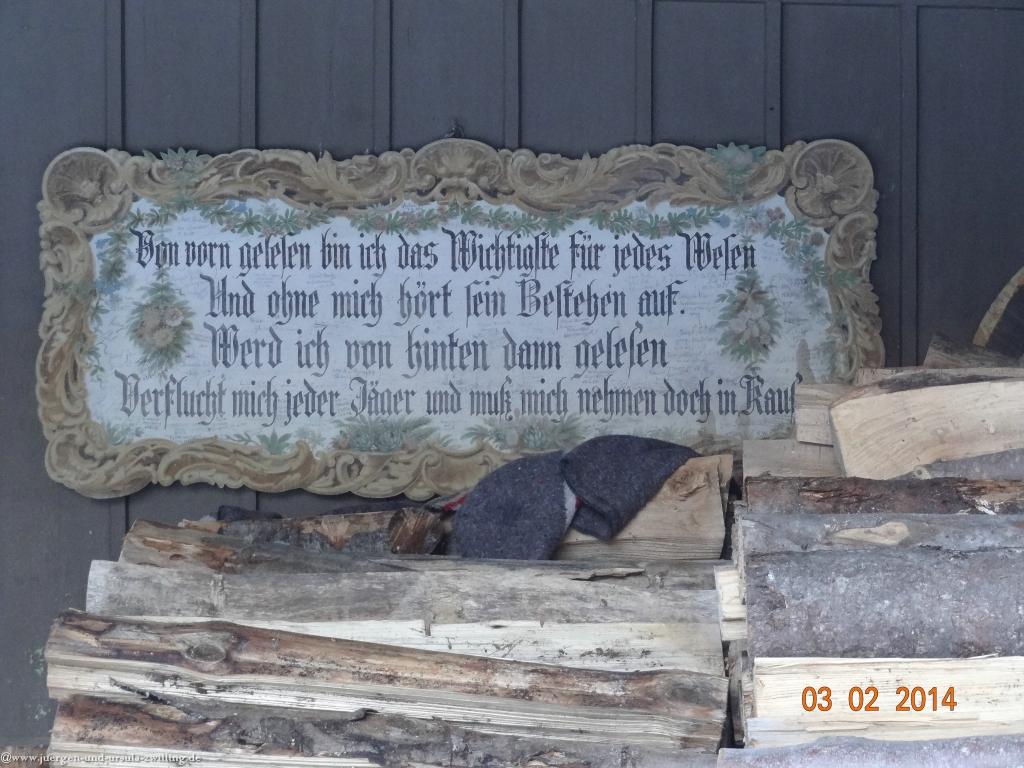 Philosophische Bildwanderung - Winterwanderung- Allgaeu Gerstruben - ein Bergdorf im Winter