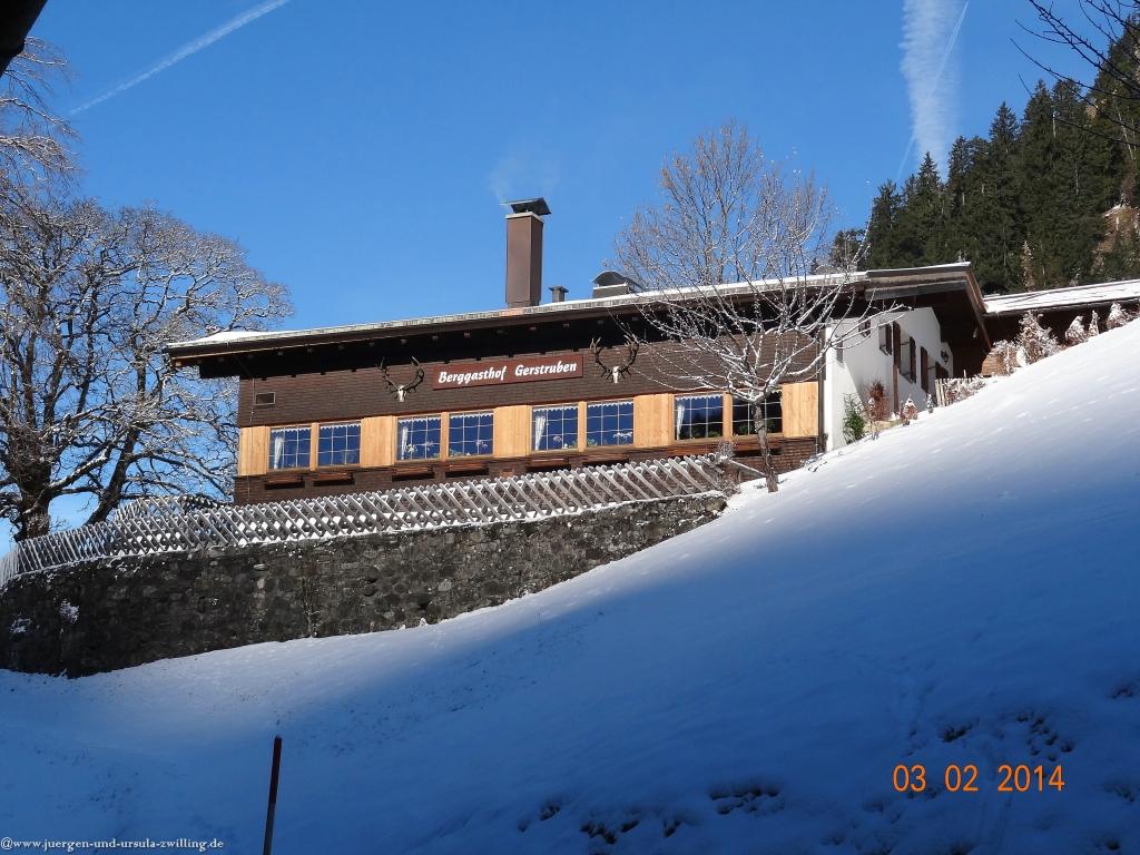 Philosophische Bildwanderung - Winterwanderung- Allgaeu Gerstruben - ein Bergdorf im Winter 