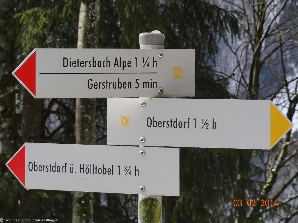 Philosophische Bildwanderung - Winterwanderung- Allgaeu Gerstruben - ein Bergdorf im Winter