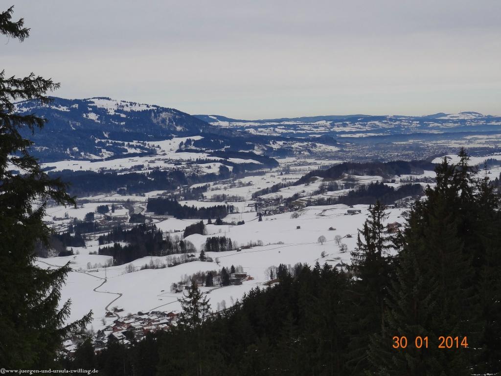 Philosophische Bildwanderung - Winterwanderung zur Gaisalpe im Allgäu