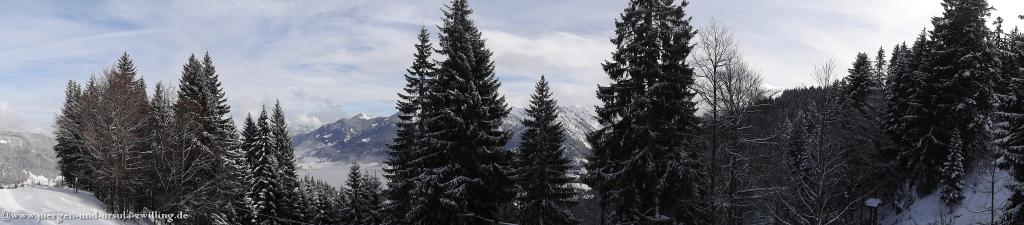 Philosophische Bildwanderung - Winterwanderung-Vom Schönblick nach Hochleite - im Allgaeu