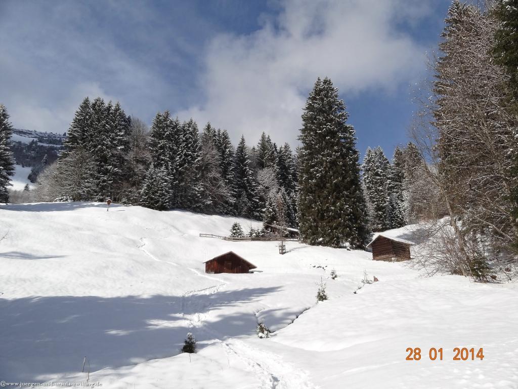 Philosophische Bildwanderung - Winterwanderung-Vom Schönblick nach Hochleite - im Allgaeu