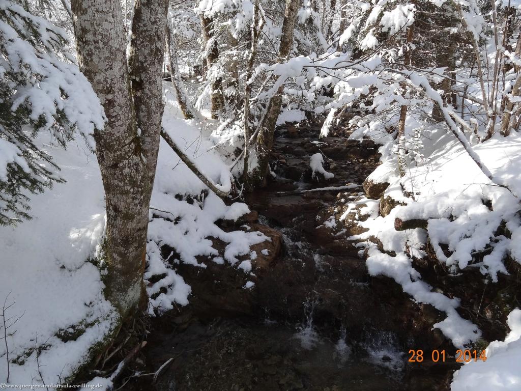 Philosophische Bildwanderung - Winterwanderung-Vom Schönblick nach Hochleite - im Allgaeu
