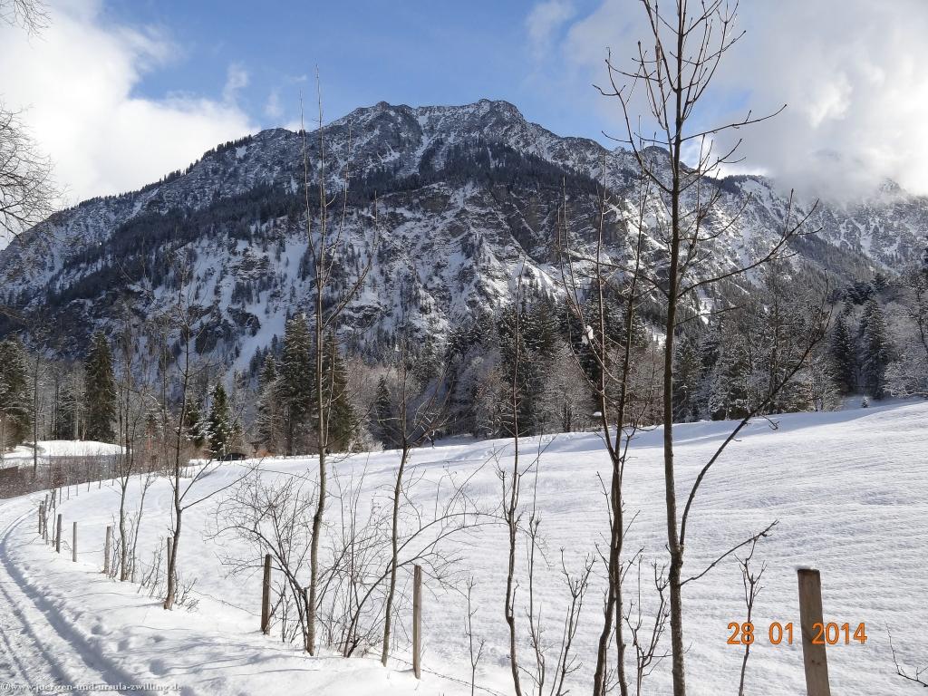 Philosophische Bildwanderung - Winterwanderung-Vom Schönblick nach Hochleite - im Allgaeu