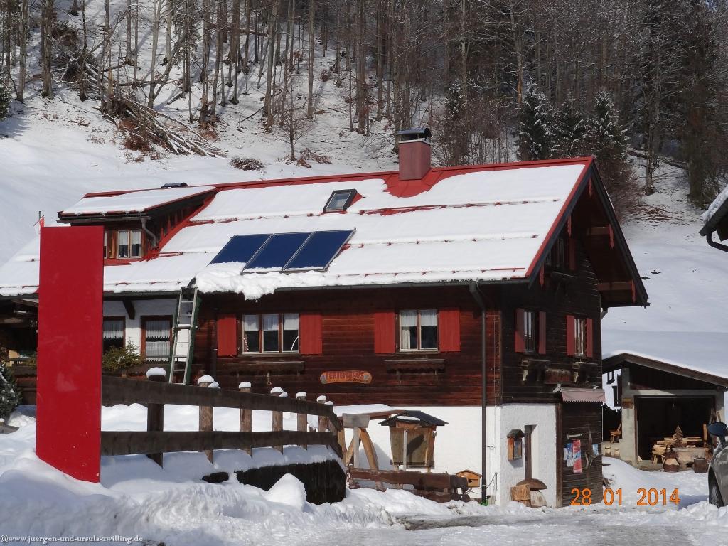 Philosophische Bildwanderung - Winterwanderung-Vom Schönblick nach Hochleite - im Allgaeu