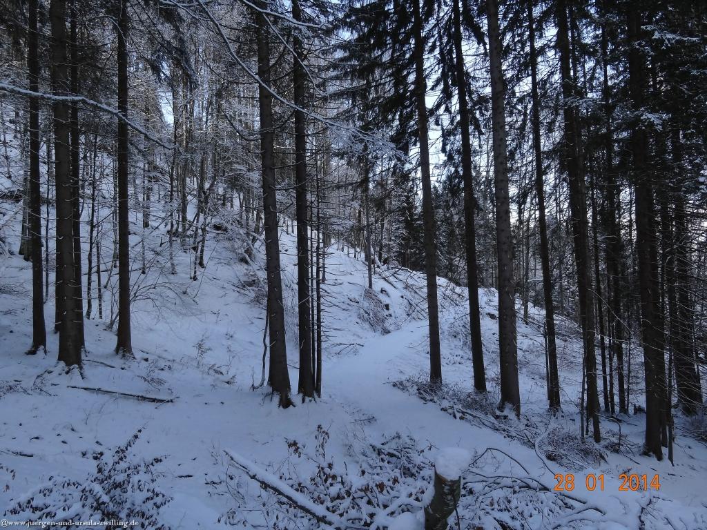 Philosophische Bildwanderung - Winterwanderung-Vom Schönblick nach Hochleite - im Allgaeu