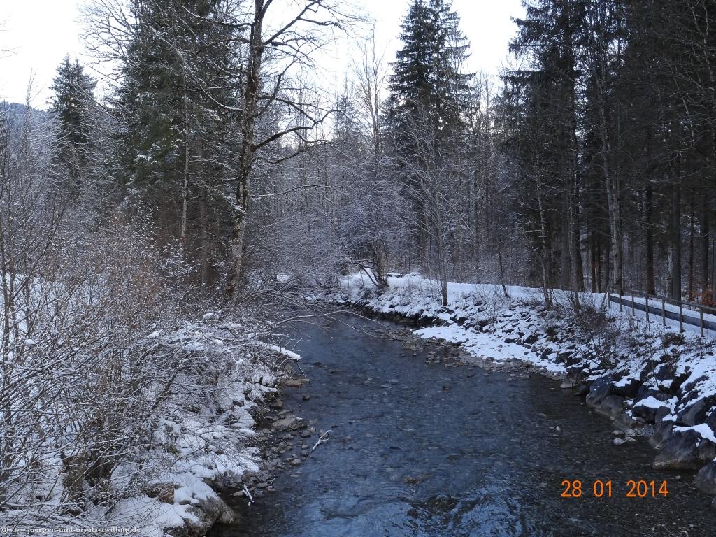 Philosophische Bildwanderung - Winterwanderung-Vom Schönblick nach Hochleite - im Allgaeu