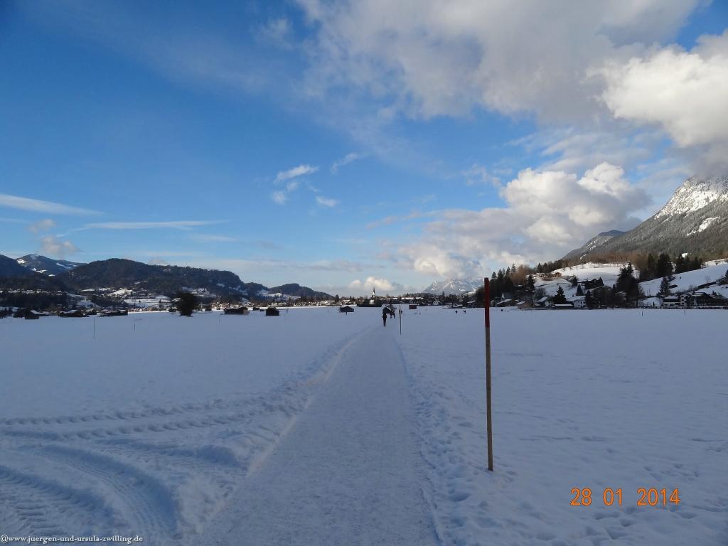 Philosophische Bildwanderung - Winterwanderung-Vom Schönblick nach Hochleite - im Allgaeu