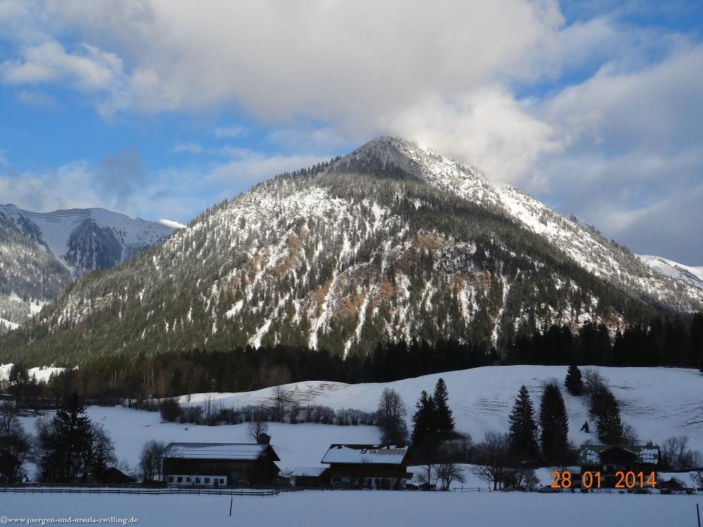 Philosophische Bildwanderung - Winterwanderung-Vom Schönblick nach Hochleite - im Allgaeu