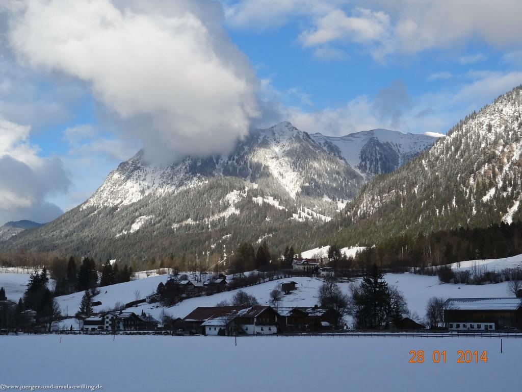 Philosophische Bildwanderung - Winterwanderung-Vom Schönblick nach Hochleite - im Allgaeu