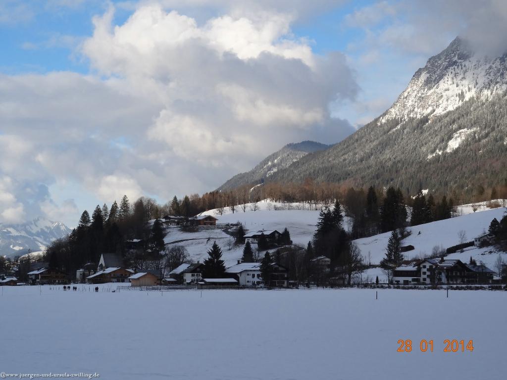 Philosophische Bildwanderung - Winterwanderung-Vom Schönblick nach Hochleite - im Allgaeu
