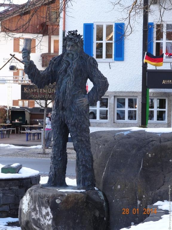 Philosophische Bildwanderung - Winterwanderung-Vom Schönblick nach Hochleite - im Allgaeu