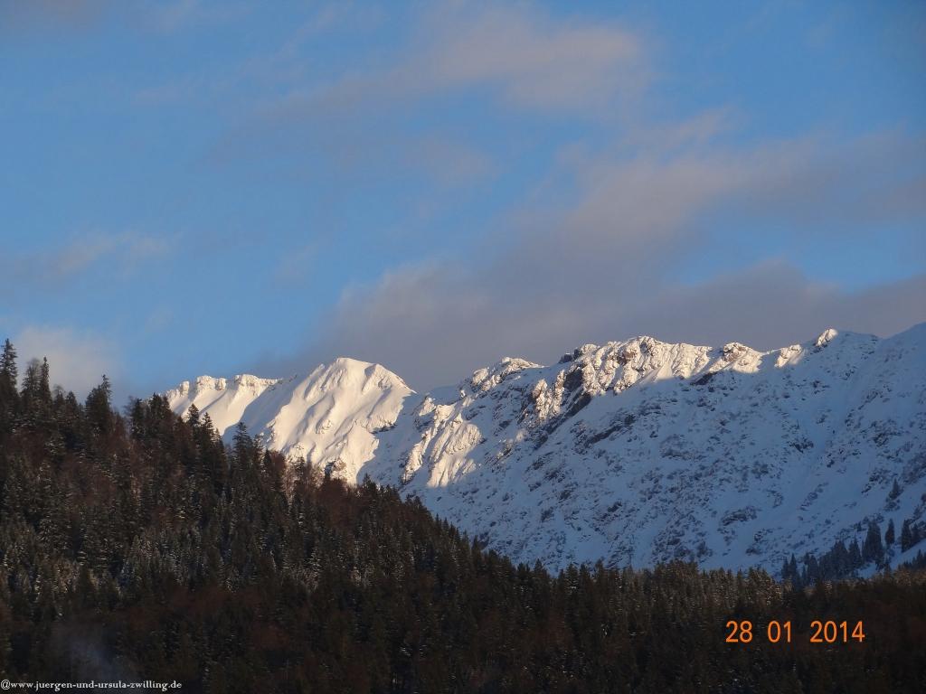 Philosophische Bildwanderung - Winterwanderung-Vom Schönblick nach Hochleite - im Allgaeu