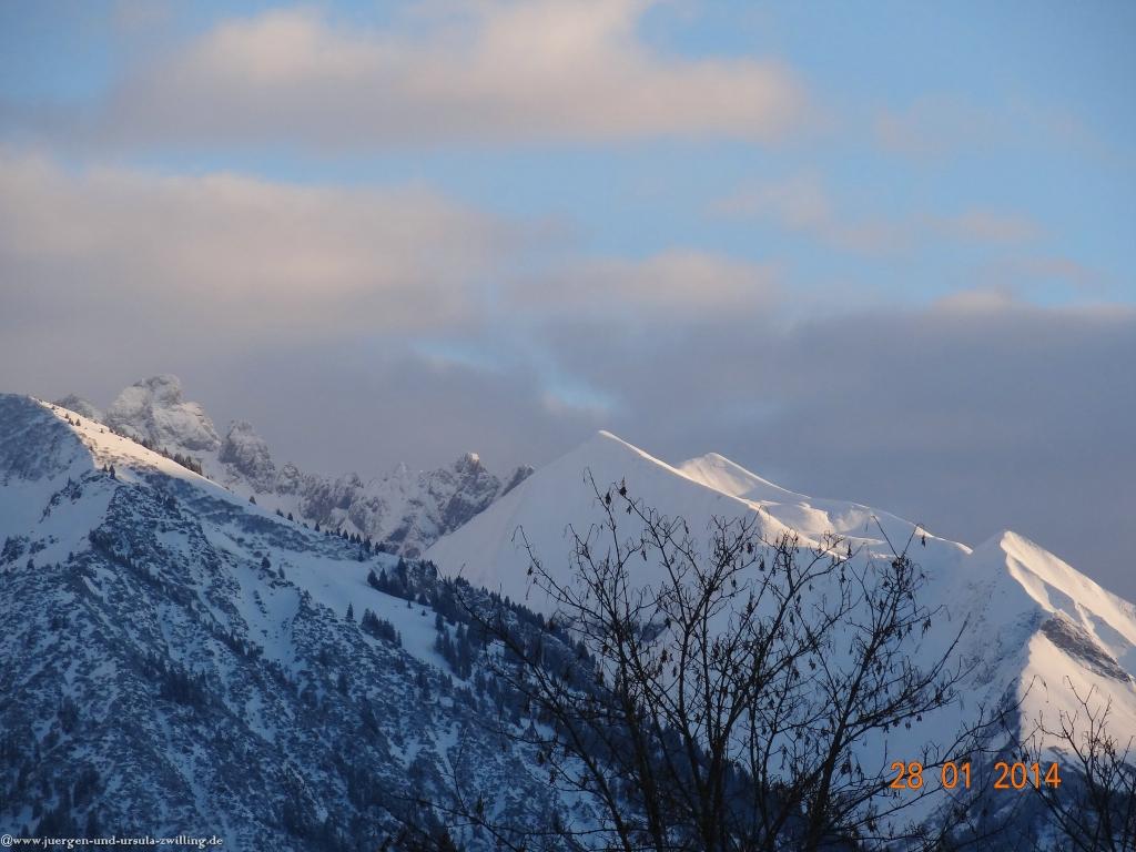 Philosophische Bildwanderung - Winterwanderung-Vom Schönblick nach Hochleite - im Allgaeu