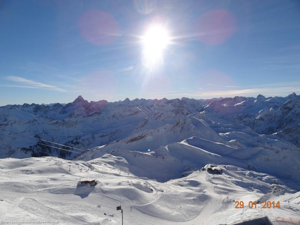 Philosophische Bildwanderung - Winterwanderung Auf dem Nebelhorn zum Zeigersattel - Allgaeu