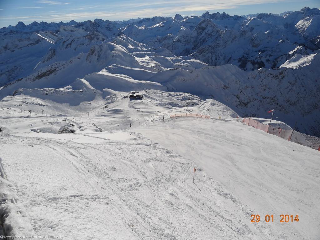 Philosophische Bildwanderung - Winterwanderung Auf dem Nebelhorn zum Zeigersattel - Allgaeu